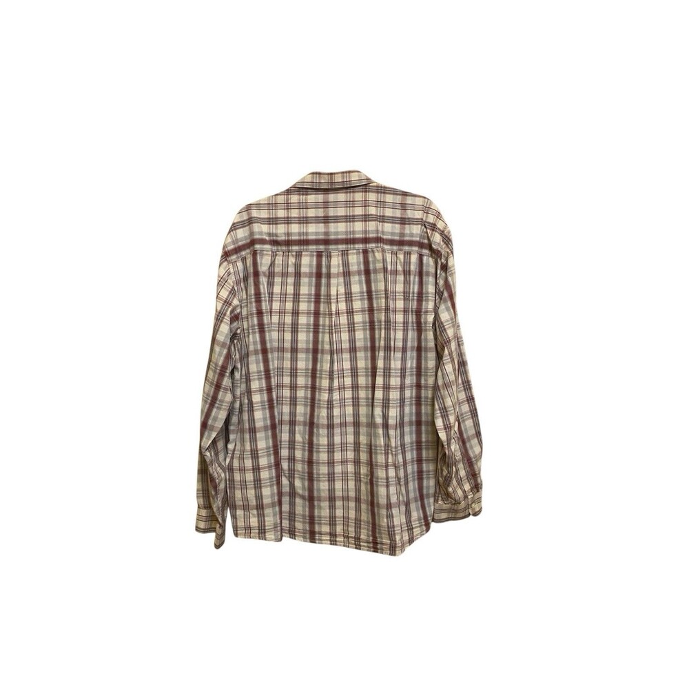 Aeropostale Shirt Mens Multicolor Plaid Long Sleeve Button Up Size XL 100% cotto - Picture 2 of 10
